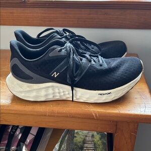 New Balance Black and White Fresh Foam Athletic Shoes